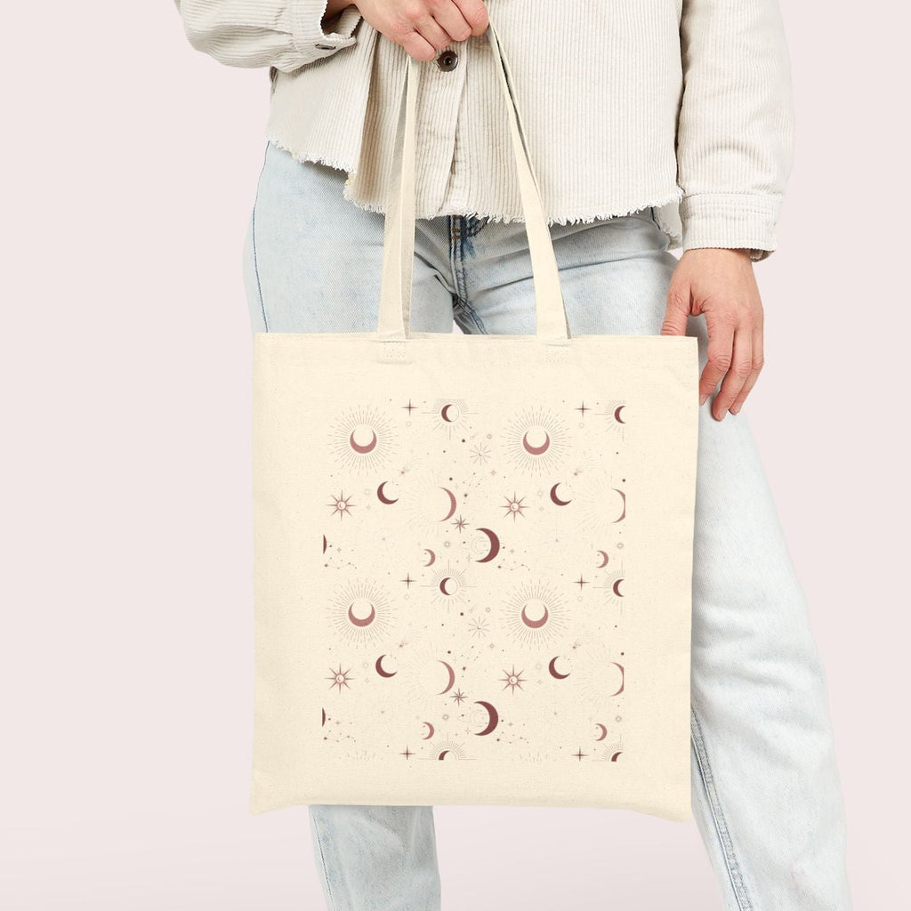 Celestial Whispers Cream Tote Bag