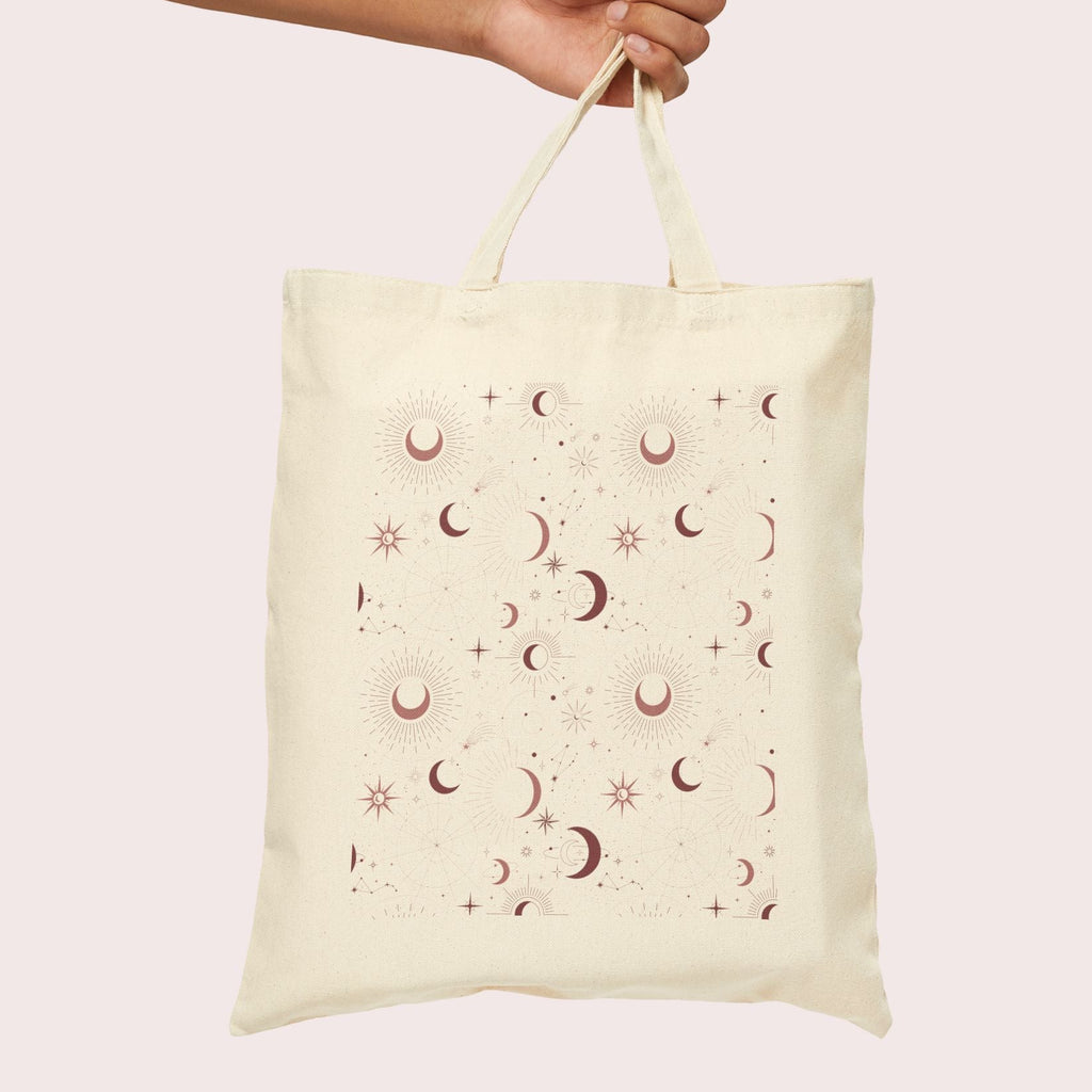 Celestial Whispers Cream Tote Bag