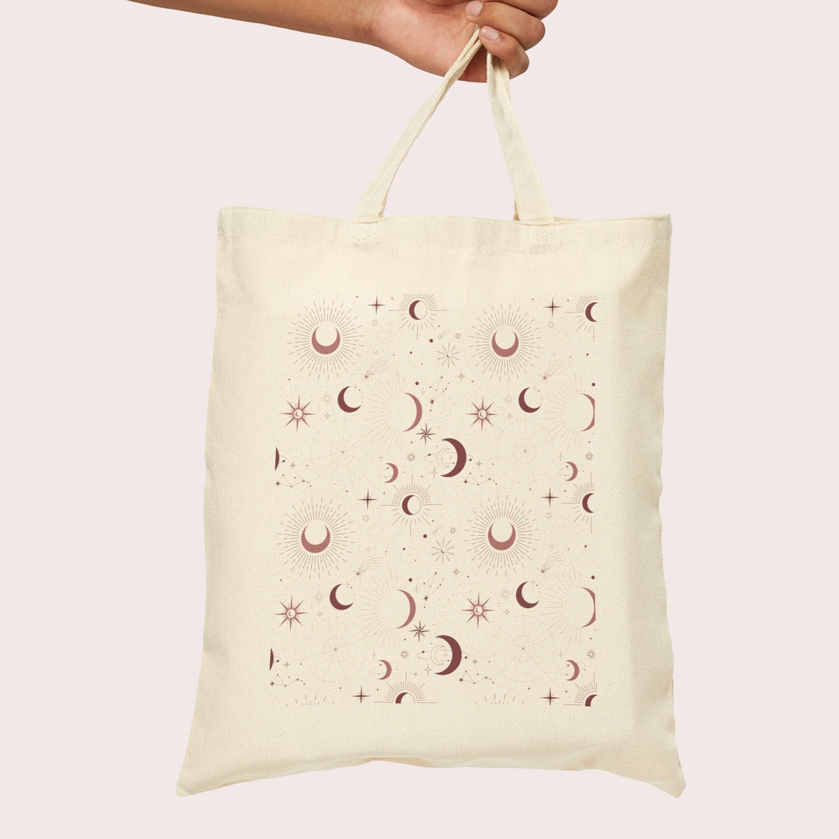 Celestial Whispers Cream Tote Bag