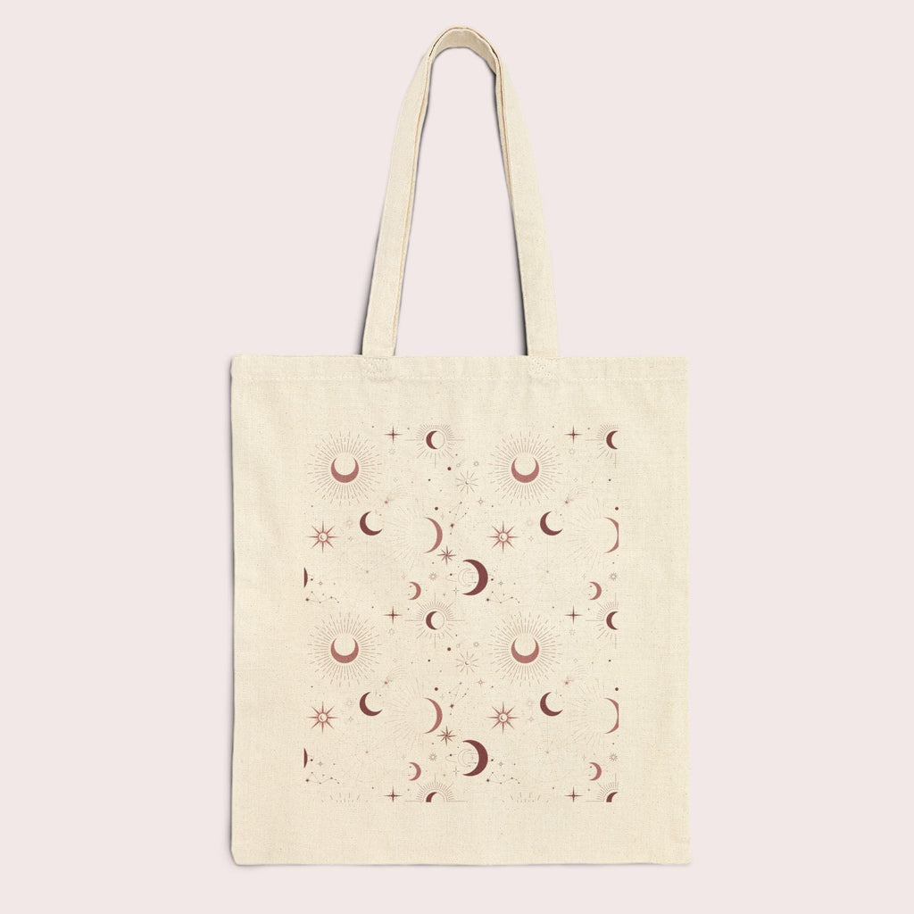Celestial Whispers Cream Tote Bag