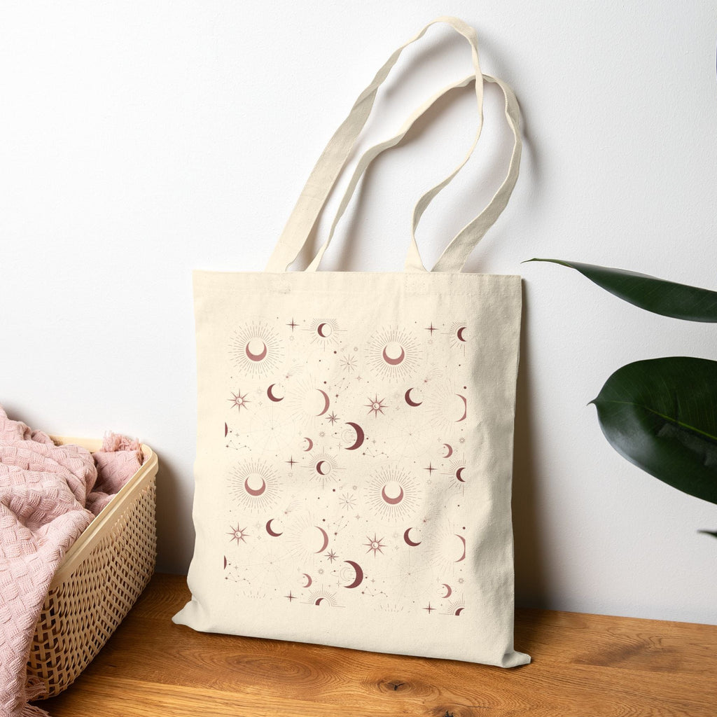 Celestial Whispers Cream Tote Bag