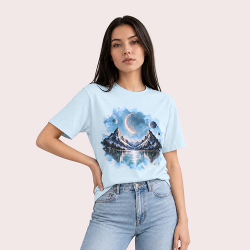 Celestial Mountain T-Shirt | Minimal Tee