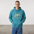 Seafoam Geometric Dragon Hoodie | Unisex Graphic Fantasy Sweatshirt
