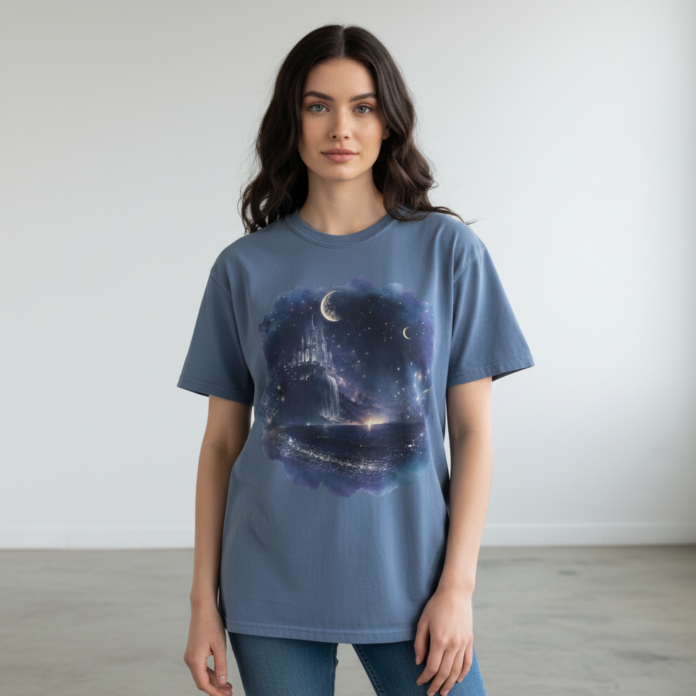 Celestial Shores T-Shirt | Minimal Tee