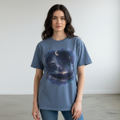 Celestial Shores T-Shirt | Minimal Tee